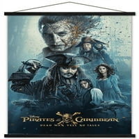 Disney Pirates of the Karipski: Mrtvi ljudi ne kažu nikam priču - jedan zidni poster sa magnetnim okvirom, 22.375 34