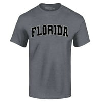 Shop4ever's Muška na Florida State Pismo Ispis Grafička majica X-veliki ugljen