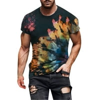 Advoicd majice za muške ležerne košulje Tople Street 3D digitalni tiskani okrugli vrat Modna majica kratka