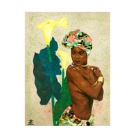 Alonzo Saunders 'Woman Strong II' platnena Umjetnost