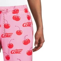 Cherry Coke ženske preklopljene pantalone