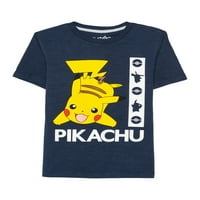 Pokemon Boys 4-Pikachu sa prijateljima grafička majica, 2-paket