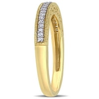 Miabella Carat T. W. dijamant 10k vjenčani prsten od žutog zlata