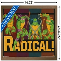 Nickelodeon tinejdžerke Mutant Ninja kornjače - Radikalni zidni poster, 14.725 22.375