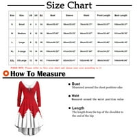 Clearance-rasprodaja haljine za žene dugi rukavi štampanje Digitalna štampa haljina V-izrez Midi bez leđa