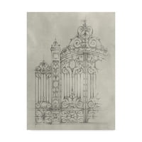 Zaštitni znak likovne umjetnosti 'dizajn gvozdenih vrata i' umjetnost platna Ethana Harpera