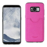 Samsung Galaxy S Edge S Plus zaštitni štitnik za zaštitu teksture s utor za karticu u vrućem ružičastoj boji