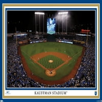 Kansas City Royals-Kauffman Stadion Zid Poster, 22.375 34