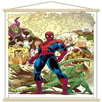 Marvel Comics - Spider-Man - Zidni poster za nevjerojatni paukov čovjek sa drvenim magnetskim okvirom,