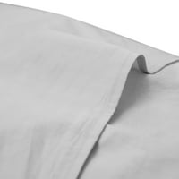 Jedinstvena povoljna povoljna egipatski pamučni jastuk shams srebrni sivi 20 36