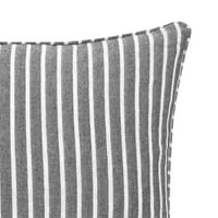 Bolje domovi i vrtovi Perja ispunjeni teksturila Palmer Stripe Dekorativni jastuk, 18 x18