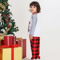 Božićne pidžame za porodičnu podudaranje PJS postavljeno klasično plaćeno Xmas odjeću za tinejdžere ženske