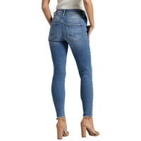 Srebrne Jeans Co. Ženske avery visoke mršave traperice, veličine struka 24-36