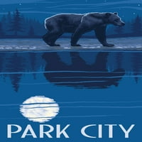 Park City, medvjed u mjesečini