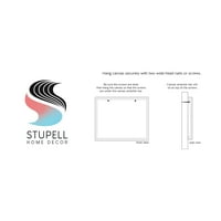 Stupell Industries moderna Snježna Sova galerija portreta sa omotanim platnom Print zidna umjetnost, dizajn