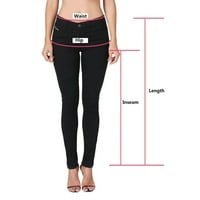 Knqrhpse helanke za žene pantalone za žene i donje pantalone za jogu vežbajte ženske pantalone sa tankim