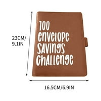 Li Hb Store Envelope Challenge Binder jednostavan i način za uštedu štednje Challenge Binder, Budget Binder