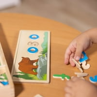 Melissa & Doug Španski Vidi i pravopis obrazovnog jezika učenje igračaka - FSC sertifikovani materijali