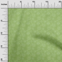 oneOone pamuk Poplin kruška zelena tkanina cvjetni šivaći materijal Print Fabric by the Yard Wide
