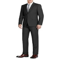 Muška odijela čvrsta dva klasična odijela sa dugmadima zarez na reveru poslovno odijelo za muškarce