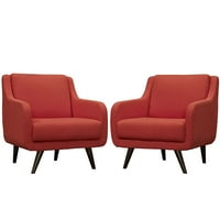 Verve fotelje set-boja: atomski crveni