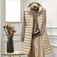 FESFESFES zimska jakna za žene Modni zimski topli kapuljač Wadded Jacket Style Lagana kaput jakna na prodaju