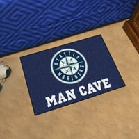 - Seattle Mariners Man pećina Starter Rug 19 x30