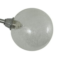 Dekor terapija Susan Light Sputnik Privjesak, izrađen od čelika i stakla