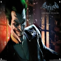 Comics Video Game - Arkham Porijeklo - Joker zidni poster sa push igle, 14.725 22.375