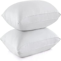puredown® Gusje perje i poliesterski jastuci za krevete srednje firme Hotel kolekcija jastuci Set za spavanje