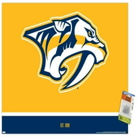 Nashville Predators - Logo zidni poster, 14.725 22.375