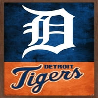 Detroit Tigers-Logo Zidni Poster, 14.725 22.375