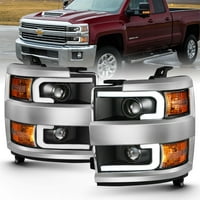 Set farodove projektora USA Odgovara: 2015- Chevrolet Silverado