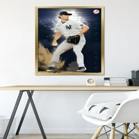 New York Yankees - Zidni Poster Gerrit Cole, 22.375 34 Uokviren
