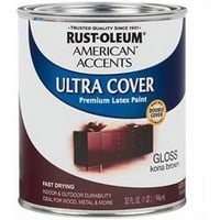 Rđa-Oleum Američki Akcenti Ultra Cover Quart, Sjaj Kona Brown