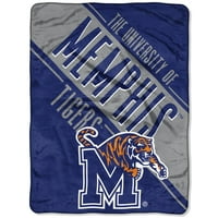 Memphis Tigers The Northwest kompanija 46 '' 60 '' Micro Raschel baca - Royal - OSFA