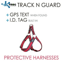Blue Frog Track n Gars GPS poruka Ready & ugrađen I.D. Oznaka pasa, crni, veliki