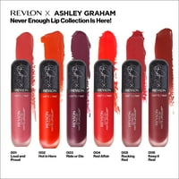 Revlon Ashley Graham nikad dovoljan kolekcija usana ultra HD mat mat lipcolor - vruće ovdje