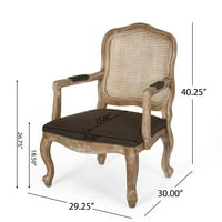 Stolica za ručavanje od Francuske tkanine Noble House Corral, Set od 4 komada, prirodna