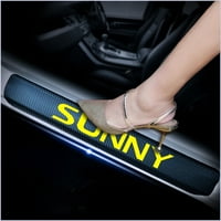Poklopac vrata za vrata za Nissan Sunny Welcomet Pedal Zaštita od karbonskih vlakana Ploča za naljepnice