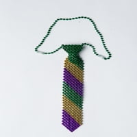 Madri Gras Way za slavljenje zrnkovane kravate