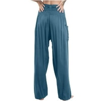 Ljetni trendovi, poropl casual labavske džepove hlače modne repute pantalone Kombinezoni BIB ukupne pamučne