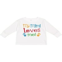 Inktastic My Mimi Voli Me slatki poklon za malog dječaka ili malu djevojčicu Dugi rukav majica