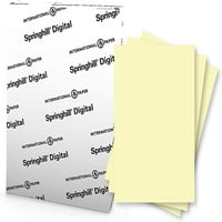 Springhill 8.5 11 Kanarski papir u boji, 90 lb, 163gsm, listovi - vrhunskog laganog kartona, papir za