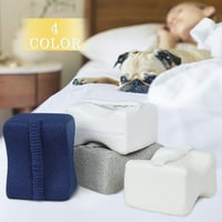 Jedinstveni jastuk za potporu koljena s memorijskom pjenom za spavanje sive boje