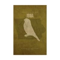 Zaštitni znak likovne umjetnosti' državna životinja Iowa ' platno Art od Red Atlas Designs