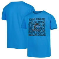 Mladi Plavi Miami Marlins Repeat Logo T-Shirt