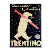 Zaštitni znak likovne umjetnosti' Trentino ' Canvas Art by Vintage Apple Collection