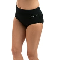 Dolfin AquaShape Ženska konzervativna konzervativna rezanja kratka kupaći kostim u crnom, veličina XX-Large