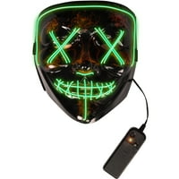 Rubini LED svjetlo EL žičana maska dodatak za Noć vještica